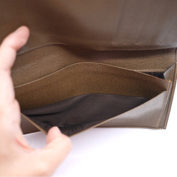 🍓GUCCI PVC Wallet Brown - Picture 6 of 10